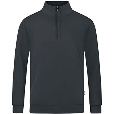 JAKO Organic Ziptop F100 rood, antraciet JAKO Organic Ziptop F100 rood, antraciet