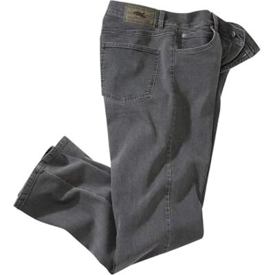 ATLAS FOR MEN Herenjeans regular fit herenbroek nieuw verkrijgbaar in grote maten, grijs. 42 ATLAS FOR MEN Herenjeans regular fit herenbroek nieuw verkrijgbaar in grote maten, grijs. 42