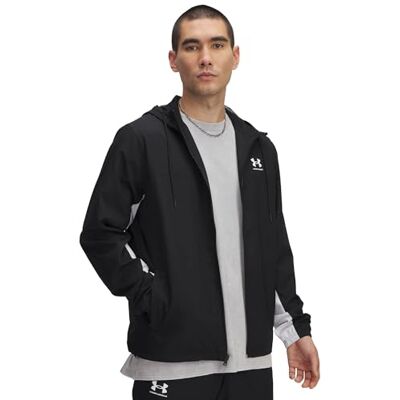 Under Armour Coupe-vent UA Rival Wvn Noir/Noir/Blanc MD Under Armour Coupe-vent UA Rival Wvn Noir/Noir/Blanc MD