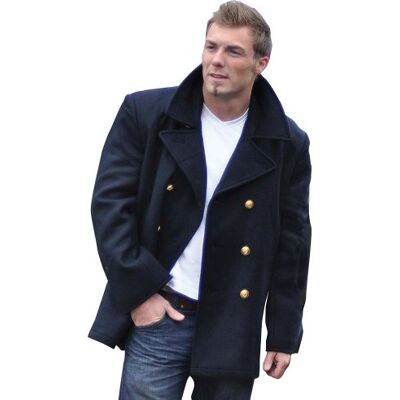 Mil-Tec Us Navy Pea Coat Tuch heren jas Mil-Tec Us Navy Pea Coat Tuch heren jas