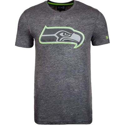 New Era Seattle Seahawks T Two Tone Pop Tee, grijs. New Era Seattle Seahawks T Two Tone Pop Tee, grijs.