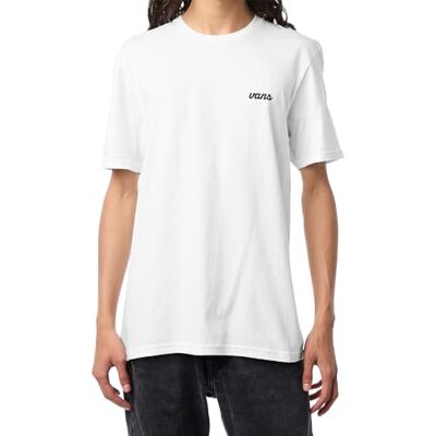 Vans Scripted Ss Tee T-shirt voor heren, Wit/Zwart, XXL XXL Vans Scripted Ss Tee T-shirt voor heren, Wit/Zwart, XXL XXL