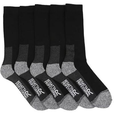 Regatta Professional 5 paar werksokken voor heren Regatta Professional 5 paar werksokken voor heren