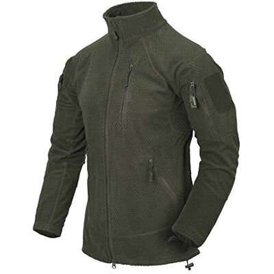 Helikon-Tex Alpha Tactical Grid Alpha Tactical fleecejack Grid fleecejack voor heren, zwart, 1 stuk Helikon-Tex Alpha Tactical Grid Alpha Tactical fleecejack Grid fleecejack voor heren, zwart, 1 stuk
