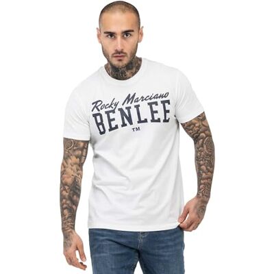 BENLEE Rocky Marciano Promo T-shirt met korte mouwen voor heren, Wit BENLEE Rocky Marciano Promo T-shirt met korte mouwen voor heren, Wit