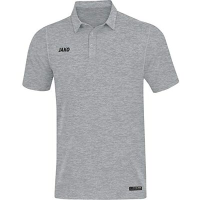 JAKO Premium Basics Poloshirt marineblauw gemêleerd, XXL 6329, Lichtgrijs JAKO Premium Basics Poloshirt marineblauw gemêleerd, XXL 6329, Lichtgrijs