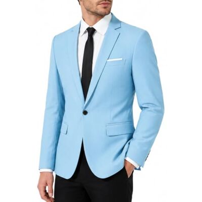 Allthemen Heren Casual Blazer Slim Fit Formele Zakelijke Pak Jassen Een Knop Enkele Breasted Tuxedo Jacket Smart Blazer S Allthemen Heren Casual Blazer Slim Fit Formele Zakelijke Pak Jassen Een Knop Enkele Breasted Tuxedo Jacket Smart Blazer S