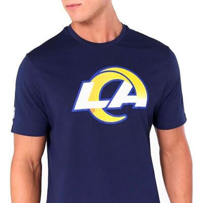 New Era NFL American Football T-shirt Team Logo Shirt voor sportfans, Los Angeles Rams #35345 New Era NFL American Football T-shirt Team Logo Shirt voor sportfans, Los Angeles Rams #35345