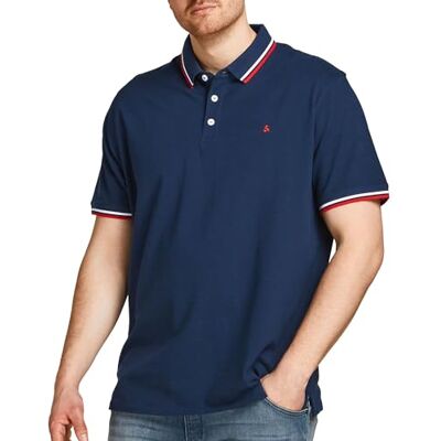 Jack & Jones Jjepaulos Ss Noos Ps Poloshirt voor heren XXL grote maat Jack & Jones Jjepaulos Ss Noos Ps Poloshirt voor heren XXL grote maat