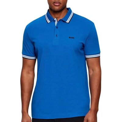 Boss Poloshirt voor heren, Medium blauw 429, XXL XXL Boss Poloshirt voor heren, Medium blauw 429, XXL XXL