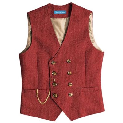 Solovedress Vintage wollen kostuumvest voor heren, regular fit, kostuumvest voor bruiloft XL Solovedress Vintage wollen kostuumvest voor heren, regular fit, kostuumvest voor bruiloft XL