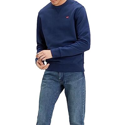 Levis Sweatshirt voor heren, zwart, ronde hals, 1 stuk, M M Levis Sweatshirt voor heren, zwart, ronde hals, 1 stuk, M M