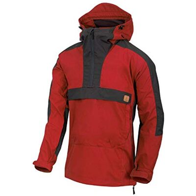Helikon-Tex Heren Woodsman Anorak Jasje Zwart, Crimson Sky / Ash Grey, XXL Helikon-Tex Heren Woodsman Anorak Jasje Zwart, Crimson Sky / Ash Grey, XXL