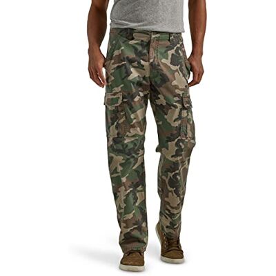 Wrangler Relaxed Fit Stretch Cargo Pant Casual Broek Heren, Camouflage groen bruin, Taille 36 / lengte 32 Taille 36 / lengte 32 Wrangler Relaxed Fit Stretch Cargo Pant Casual Broek Heren, Camouflage groen bruin, Taille 36 / lengte 32 Taille 36 / lengte 32