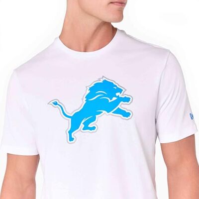 New Era NFL American Football T-shirt Team Logo Shirt voor sportfans, Detroit Lions #35346 New Era NFL American Football T-shirt Team Logo Shirt voor sportfans, Detroit Lions #35346