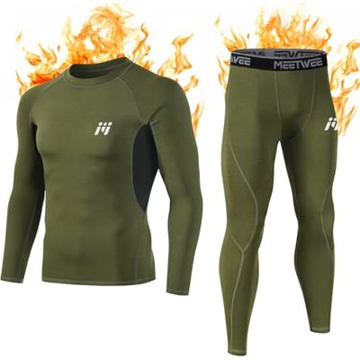 MEETWEE Base Layer Base Layer Thermo-ondergoedset voor heren S MEETWEE Base Layer Base Layer Thermo-ondergoedset voor heren S