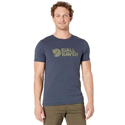 Fjällräven Fjallraven Logo T-Shirt M, Heren, Navy, L Fjällräven Fjallraven Logo T-Shirt M, Heren, Navy, L