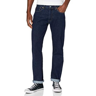 Levis 501 Original Fit Jeans voor heren (1 stuk), Blauw (Onewash 0101) Taille 31 / lengte 30 Levis 501 Original Fit Jeans voor heren (1 stuk), Blauw (Onewash 0101) Taille 31 / lengte 30