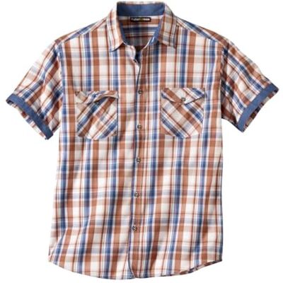 ATLAS FOR MEN Herenoverhemd met korte mouwen, in grote maten van M tot 5XL XXL ATLAS FOR MEN Herenoverhemd met korte mouwen, in grote maten van M tot 5XL XXL