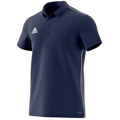 Adidas heren poloshirt Core 18, Blu_Bianco, M Adidas heren poloshirt Core 18, Blu_Bianco, M