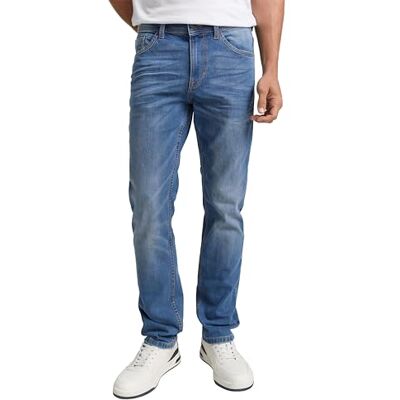TOM TAILOR Josh Regular Slim herenjeans, 10119 Denim Blauw Used 36W / 34L TOM TAILOR Josh Regular Slim herenjeans, 10119 Denim Blauw Used 36W / 34L