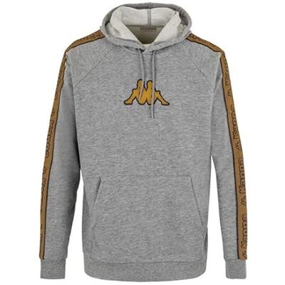 Kappa BERLANGA BASE HOODED Sweatshirt Maat M Grijs MD MEL Kappa BERLANGA BASE HOODED Sweatshirt Maat M Grijs MD MEL