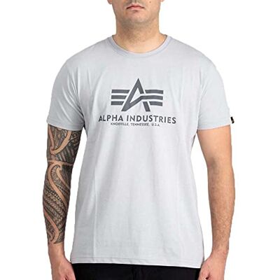Alpha Heren Basic T-shirt, blauw, L XXL Alpha Heren Basic T-shirt, blauw, L XXL