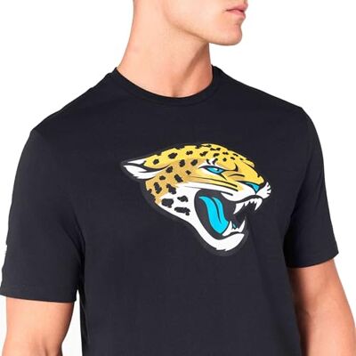 New Era NFL American Football T-shirt Team Logo Shirt voor sportfans, Jacksonville Jaguars #35340 New Era NFL American Football T-shirt Team Logo Shirt voor sportfans, Jacksonville Jaguars #35340