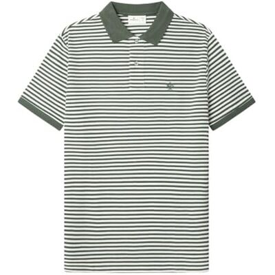 Springfield 10ic-poloshirt Rayas poloshirt heren, Groen Grijs, S S Springfield 10ic-poloshirt Rayas poloshirt heren, Groen Grijs, S S