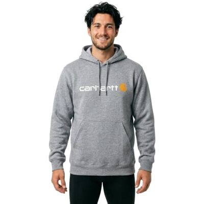 Carhartt Half dik sweatshirt met logo-print, losse pasvorm, hoodie voor heren (1 stuk) XXL Carhartt Half dik sweatshirt met logo-print, losse pasvorm, hoodie voor heren (1 stuk) XXL