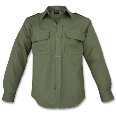 Mil-Tec ripstop overhemd woodland Mil-Tec ripstop overhemd woodland