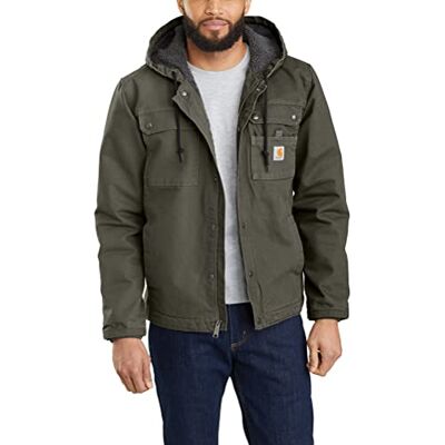 Carhartt Heren Werkvest, Relaxed Fit, Gewassen, Dons, Sherpa-gevoerd, Veelzijdige Jas, Fir Groen XXL Carhartt Heren Werkvest, Relaxed Fit, Gewassen, Dons, Sherpa-gevoerd, Veelzijdige Jas, Fir Groen XXL