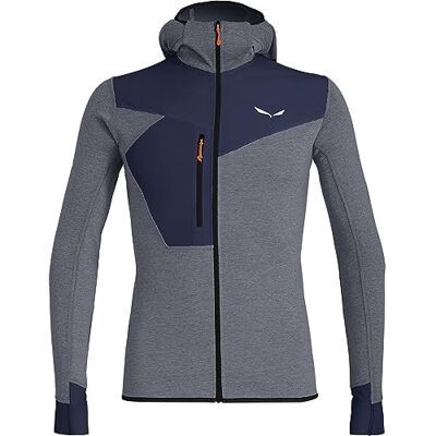 Salewa Puez 2 Dry M L/S Hood Fz Tee T-shirt met lange mouwen voor heren Salewa Puez 2 Dry M L/S Hood Fz Tee T-shirt met lange mouwen voor heren