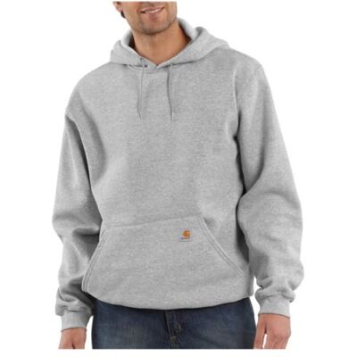 Carhartt Losse pasvorm heren hoodie, Heather Grijs S Carhartt Losse pasvorm heren hoodie, Heather Grijs S