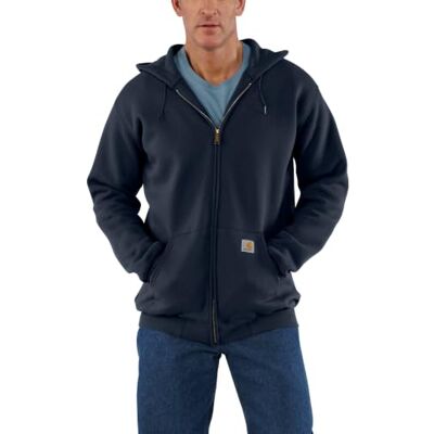 Carhartt Defender Paxton Big & Tall heren dikke hoodie, marineblauw, XS XS Carhartt Defender Paxton Big & Tall heren dikke hoodie, marineblauw, XS XS