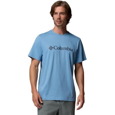 Columbia Basic Logo Tee T-shirt met korte mouwen voor heren (1 stuk) Columbia Basic Logo Tee T-shirt met korte mouwen voor heren (1 stuk)