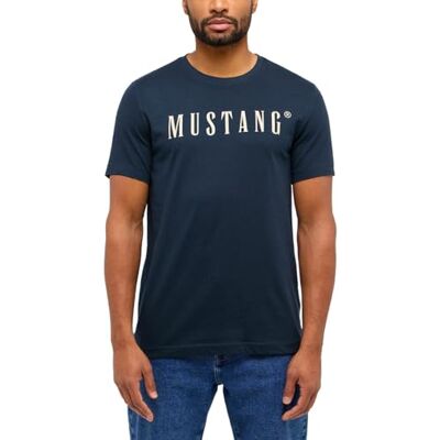 MUSTANG Austin T-shirt voor heren, katoen, regular fit, S-3XL, wit, zwart, groen, beige, rood, grijs, carbon 4135, XXL XXL MUSTANG Austin T-shirt voor heren, katoen, regular fit, S-3XL, wit, zwart, groen, beige, rood, grijs, carbon 4135, XXL XXL