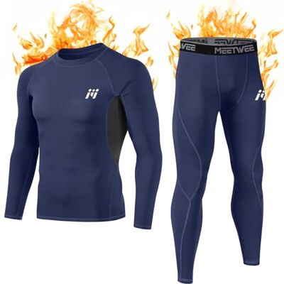 MEETWEE Base Layer Base Layer Thermo-ondergoedset voor heren S MEETWEE Base Layer Base Layer Thermo-ondergoedset voor heren S