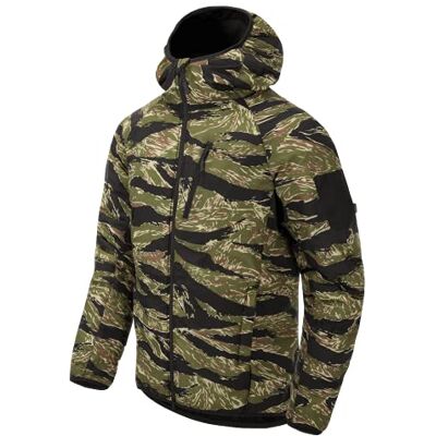 Helikon-Tex Wolfhound ClimaShield Tiger Stripe jas met capuchon, tijgerstreep (camouflage) Helikon-Tex Wolfhound ClimaShield Tiger Stripe jas met capuchon, tijgerstreep (camouflage)
