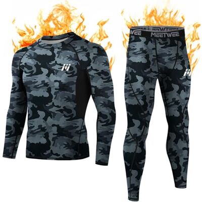 MEETWEE Base Layer Base Layer Thermo-ondergoedset voor heren XL MEETWEE Base Layer Base Layer Thermo-ondergoedset voor heren XL