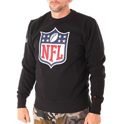 New Era Team Logo Crew Nfl Shield Sweatshirt met lange mouwen voor heren New Era Team Logo Crew Nfl Shield Sweatshirt met lange mouwen voor heren