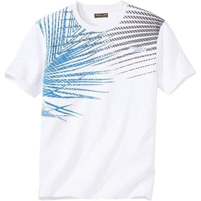ATLAS FOR MEN 3 stuks heren t-shirts, ronde hals, korte mouwen, grafische print, T-shirt van katoen, wit, antraciet en oranje. Verkrijgbaar in de maten M tot 5XL XL ATLAS FOR MEN 3 stuks heren t-shirts, ronde hals, korte mouwen, grafische print, T-shirt van katoen, wit, antraciet en oranje. Verkrijgbaar in de maten M tot 5XL XL