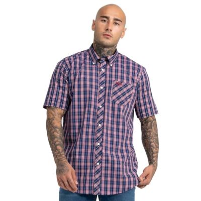 Lonsdale London Brixworth Herenshirt met korte mouwen, slim fit Lonsdale London Brixworth Herenshirt met korte mouwen, slim fit