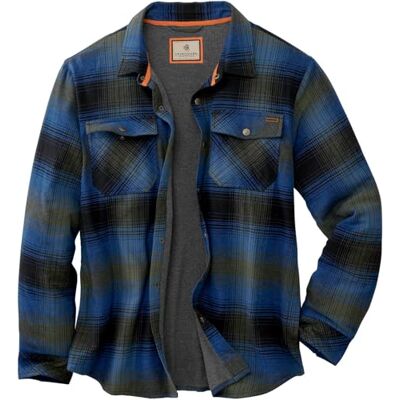 Legendary Whitetails Archer Hemdjas Herenjas, Cabin kobalt plaid Legendary Whitetails Archer Hemdjas Herenjas, Cabin kobalt plaid
