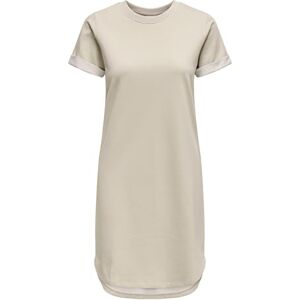 JDY ivy S/S Dress JRS Noos Vrijetijdsjurk voor dames, kasteel grijs, M M JDY ivy S/S Dress JRS Noos Vrijetijdsjurk voor dames, kasteel grijs, M M