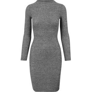 Urban Classics Geribbelde damesjurk, Grijs (Charcoal 91) S Urban Classics Geribbelde damesjurk, Grijs (Charcoal 91) S