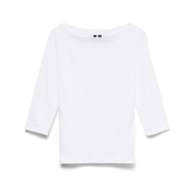 Vero Moda Dames T-shirt met lange mouwen, stralend wit, S S Vero Moda Dames T-shirt met lange mouwen, stralend wit, S S
