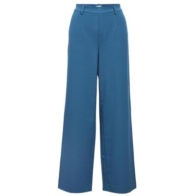Object Objlisa Wide Pant Noos Objlisa Noos Damesbroek, Legion Blue. 38 Object Objlisa Wide Pant Noos Objlisa Noos Damesbroek, Legion Blue. 38