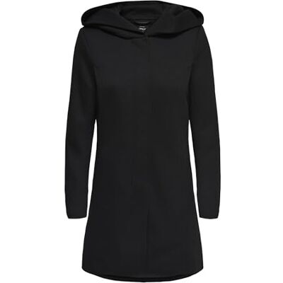 Only Onlsedona Light Coat OTW Noos Damesjas, Zwart 1 XXL Only Onlsedona Light Coat OTW Noos Damesjas, Zwart 1 XXL