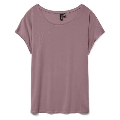 Vero Moda Vmava Plain Ss Top Gajrs Noos T-shirt voor dames, Oude Roos XS Vero Moda Vmava Plain Ss Top Gajrs Noos T-shirt voor dames, Oude Roos XS